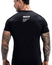CAMISETA DRY INVICTO LIMITED PRETA C-003