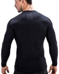 CAMISETA MANGA LONGA INVICTO LIMITED PRETA L-003