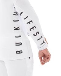 CAMISETA MANGA LONGA PLATINUM WHITE LIFESTYLE