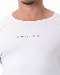 CAMISETA MANGA LONGA PLATINUM WHITE CLEAN