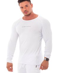 CAMISETA MANGA LONGA PLATINUM WHITE CLEAN