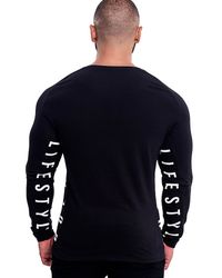 CAMISETA ML PLATINUM BLACK LIFESTYLE