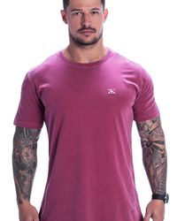 CAMISETA BASIC BULKING BORDÔ ESTONADO