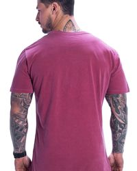 CAMISETA BASIC BULKING BORDÔ ESTONADO