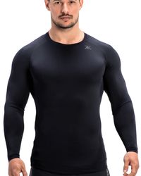 CAMISETA MANGA LONGA INVICTO LIMITED PRETA L-001