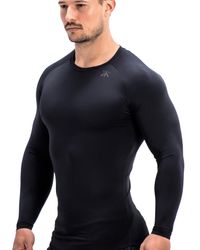 CAMISETA MANGA LONGA INVICTO LIMITED PRETA L-001
