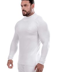 CAMISETA MANGA LONGA NEW XXI BRANCA