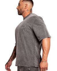 CAMISETA WASH CINZA