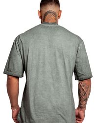 CAMISETA WASH VERDE
