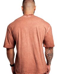 CAMISETA WASH BORDÔ