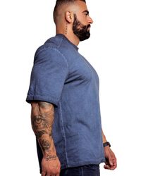 CAMISETA WASH AZUL