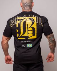 CAMISETA DO BRASIL SIGN PRETA
