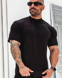 CAMISETA OVERSIZED ESSENTIAL PRETA