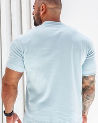 CAMISETA OVERSIZED ESSENTIAL AZUL