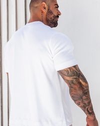 CAMISETA OVERSIZED ESSENTIAL BRANCA