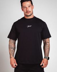 CAMISETA SIGN OVERSIZED PRETA