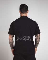 CAMISETA OVERSIZED PEACE PRETA
