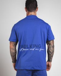 CAMISETA OVERSIZED PEACE AZUL