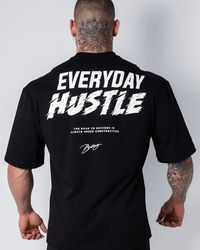 CAMISETA HUSTLE PRETA
