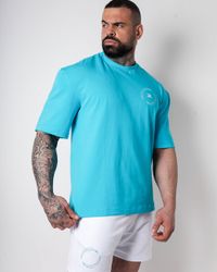 CAMISETA HUSTLE AZUL