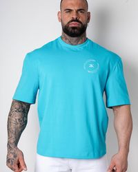 CAMISETA HUSTLE AZUL
