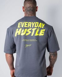 CAMISETA HUSTLE CINZA