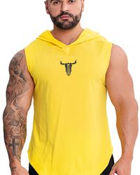 REGATA COM CAPUZ IRON WARRIOR AMARELA