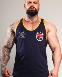 REGATA CAVADA ATHLETE RETRÔ AZUL