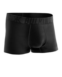 CUECA BOXER ALGODÃO PRETA C/ ELAST PRETO