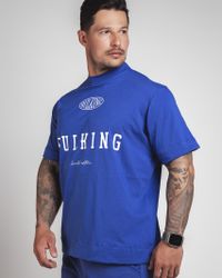 CAMISETA OVERSIZED BRONX AZUL