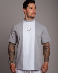 CAMISETA OVERSIZED HALF MESCLA