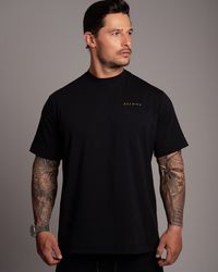 CAMISETA OVERSIZED SPARTAN PRETA