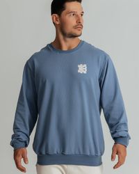 CASACO MONOGRAM AZUL