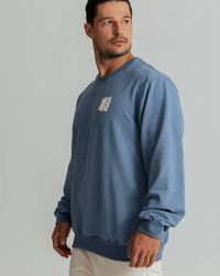 CASACO MONOGRAM AZUL