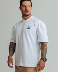 CAMISETA REAL BLOOD OVERSIZED BRANCA