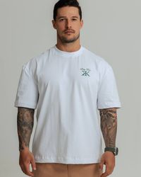 CAMISETA REAL BLOOD OVERSIZED BRANCA