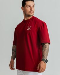 CAMISETA REAL BLOOD OVERSIZED BORDÔ
