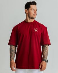 CAMISETA REAL BLOOD OVERSIZED BORDÔ