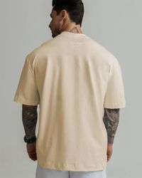 CAMISETA OVERSIZED MONEY BEGE