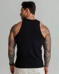 REGATA CANELADA BK PRETO
