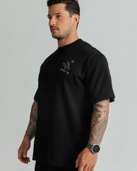 CAMISETA OVERSIZED MONEY PRETA