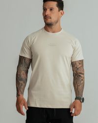 CAMISETA EVOLUTION BEGE