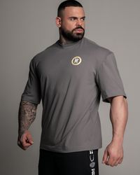 CAMISETA OVERSIZED BRAVERY CINZA