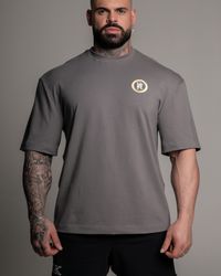 CAMISETA OVERSIZED BRAVERY CINZA