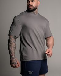 CAMISETA OVERSIZED ELEVEN CINZA