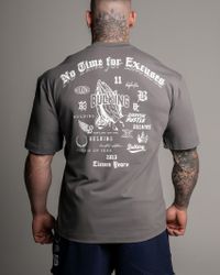 CAMISETA OVERSIZED ELEVEN CINZA
