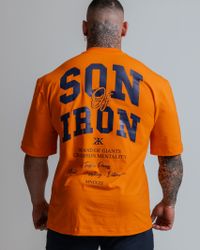 CAMISETA OVERSIZED SON OF IRON LARANJA