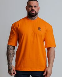 CAMISETA OVERSIZED SON OF IRON LARANJA