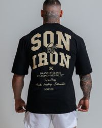CAMISETA OVERSIZED SON OF IRON PRETA