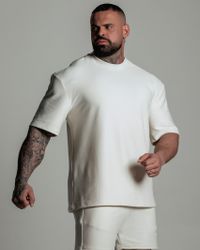 CAMISETA OVERSIZED LUXXOR BEGE